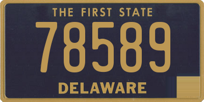 DE license plate 78589