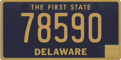 DE license plate 78590
