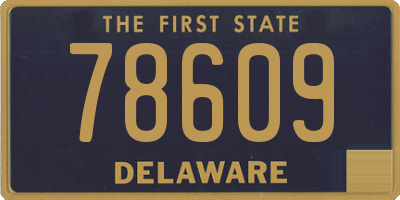 DE license plate 78609
