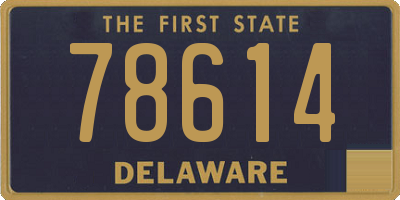 DE license plate 78614