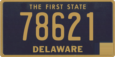 DE license plate 78621