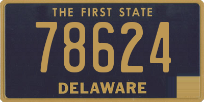 DE license plate 78624