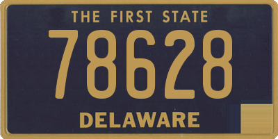 DE license plate 78628