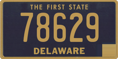 DE license plate 78629