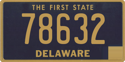 DE license plate 78632