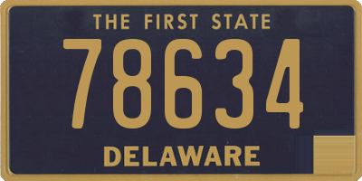 DE license plate 78634