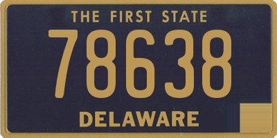 DE license plate 78638