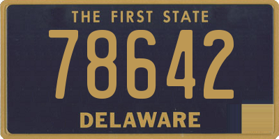 DE license plate 78642