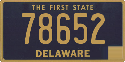 DE license plate 78652