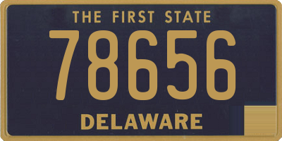 DE license plate 78656