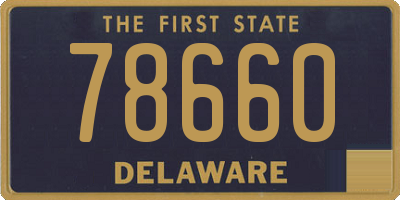 DE license plate 78660