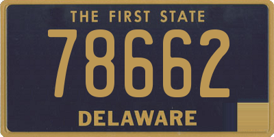 DE license plate 78662