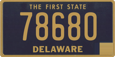 DE license plate 78680