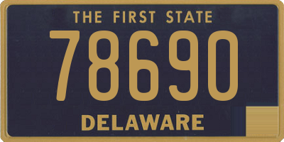 DE license plate 78690