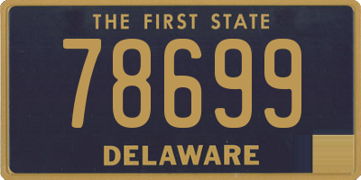 DE license plate 78699
