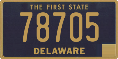 DE license plate 78705