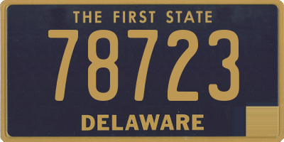 DE license plate 78723