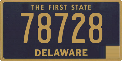 DE license plate 78728