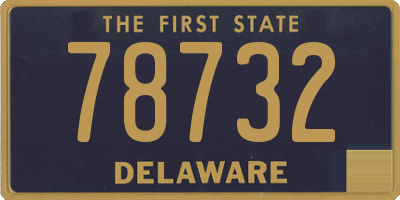 DE license plate 78732
