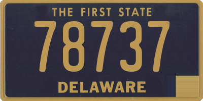 DE license plate 78737