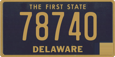 DE license plate 78740