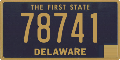 DE license plate 78741