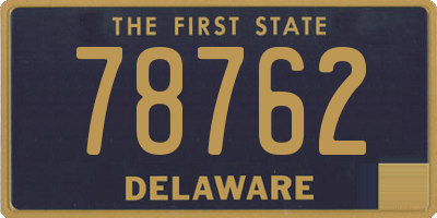 DE license plate 78762