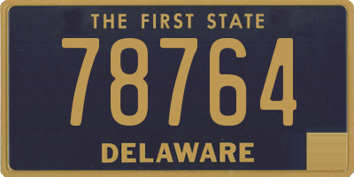 DE license plate 78764