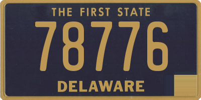 DE license plate 78776