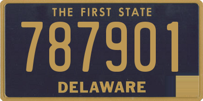 DE license plate 787901