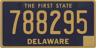 DE license plate 788295