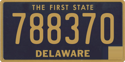 DE license plate 788370