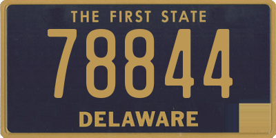 DE license plate 78844