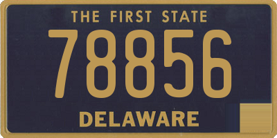 DE license plate 78856