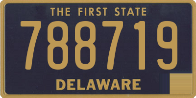DE license plate 788719