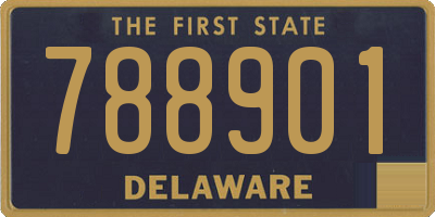 DE license plate 788901