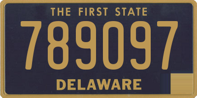 DE license plate 789097