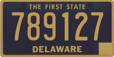 DE license plate 789127