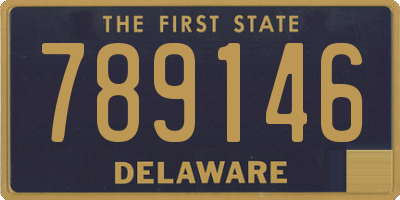DE license plate 789146