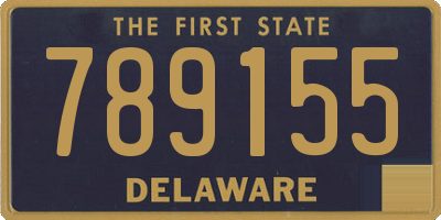 DE license plate 789155