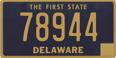 DE license plate 78944