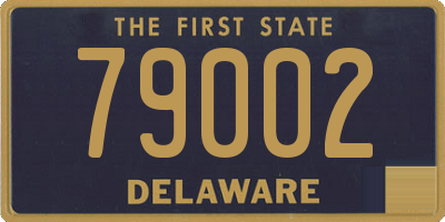 DE license plate 79002