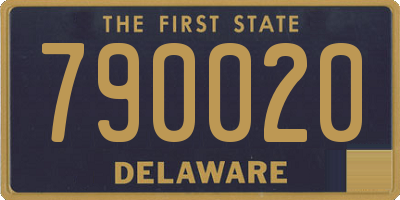 DE license plate 790020