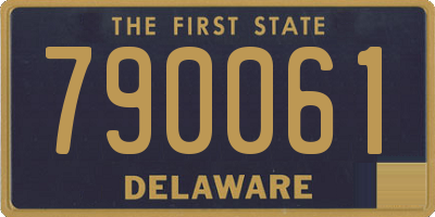 DE license plate 790061