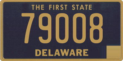 DE license plate 79008