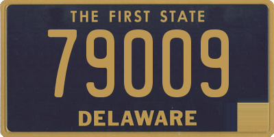 DE license plate 79009