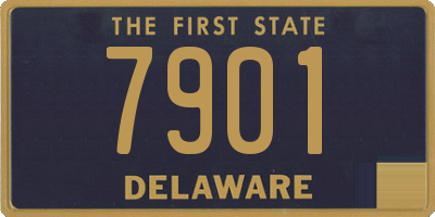 DE license plate 7901