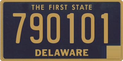 DE license plate 790101