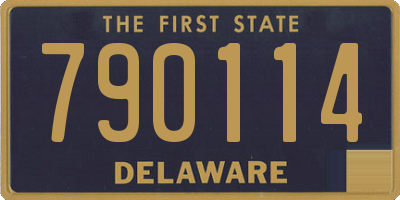 DE license plate 790114