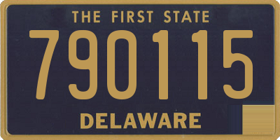 DE license plate 790115